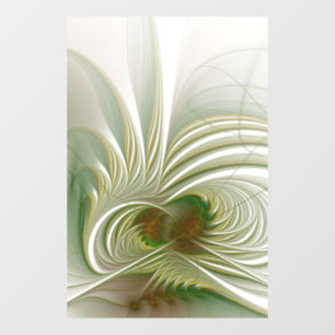 Soft and tenderness fractal flower raamsticker