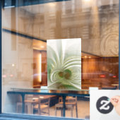 Soft and tenderness fractal flower raamsticker (Cafe Raam)