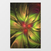 Soft and tenderness fractal flower raamsticker (Vel)