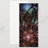 Soft and tenderness fractal flower save the date (Voorkant / Achterkant)