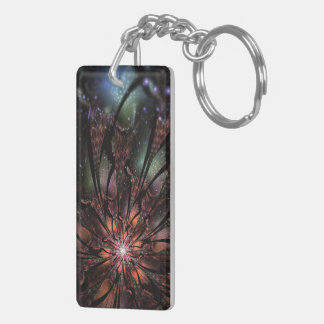 Soft and tenderness fractal flower sleutelhanger