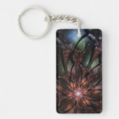 Soft and tenderness fractal flower sleutelhanger (Voorkant)