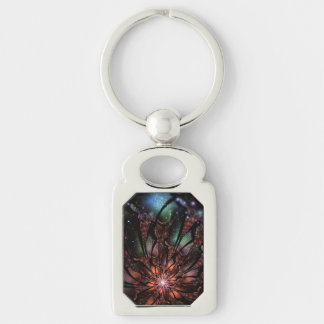 Soft and tenderness fractal flower sleutelhanger