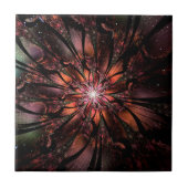 Soft and tenderness fractal flower tegeltje (Voorkant)