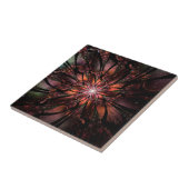 Soft and tenderness fractal flower tegeltje (Zijkant)