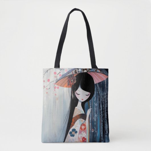 Soft Anime Girl Tote Bag (Voorkant)