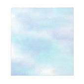 Soft Aqua Blue Sky 2 Notitieblok (Voorkant)