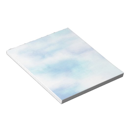 Soft Aqua Blue Sky Notitieblok (Schuin)