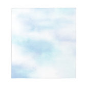 Soft Aqua Blue Sky Notitieblok (Voorkant)