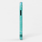 Soft Aqua, Turquoise en Green Agate Case-Mate iPhone Case (Achterkant/rechts)