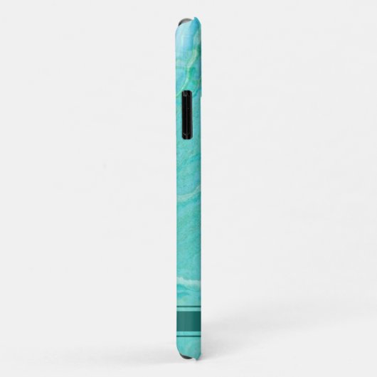Soft Aqua, Turquoise en Green Agate Case-Mate iPhone Case (Achterkant/rechts)