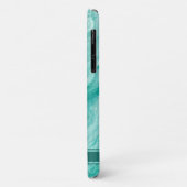 Soft Aqua, Turquoise en Green Agate Case-Mate iPhone Case (Achterkant/links)