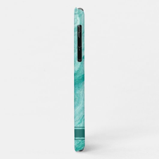 Soft Aqua, Turquoise en Green Agate Case-Mate iPhone Case (Achterkant/links)