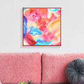 SOFT AS STONE Abstract Paneel Muurkunst Canvas Afdruk (Insitu (Woonkamer))