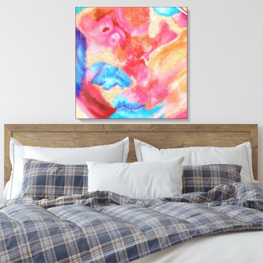 SOFT AS STONE CANVAS AFDRUK (Insitu (Slaapkamer))