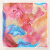 SOFT AS STONE GLAZEN ONDERZETTER (Voorkant)