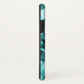 Soft Baby Blue Kawaii Harten achtergrond Case-Mate iPhone Case (Achterkant / rechts)