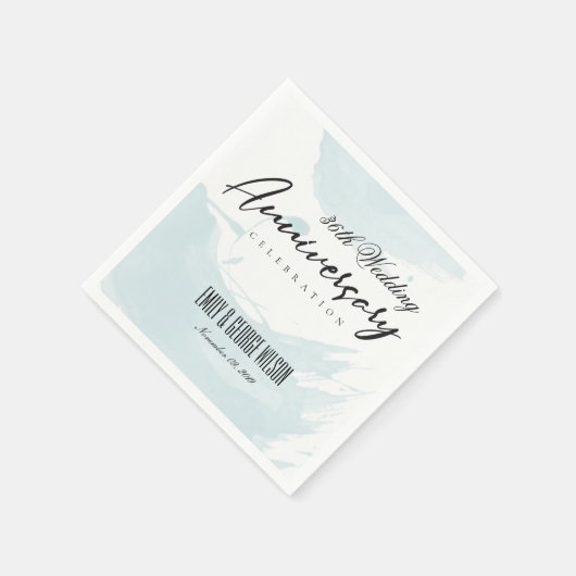 SOFT BEACH BLUE WATERVERF PENSEELSTREEK JUBILEUM SERVET (Hoek)