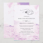 ** Soft Beach Zee Sand Sky Foto . Bruiloft Kaart (Voorkant / Achterkant)