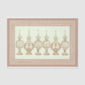 Soft Beige Parfum Flessen Decanters AD9 Decoupage Tissuepapier (Voorkant)