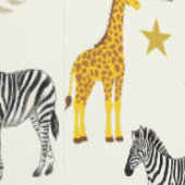 Soft Beige Safari Nursery Wallpaper – Oerwoud Behang (Zoom)