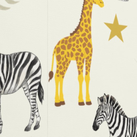 Soft Beige Safari Nursery Wallpaper – Oerwoud Behang (Zoom)