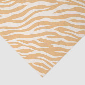 Soft Beige White Neutral Tiger Stripe Decoupage Tissuepapier (Detail)