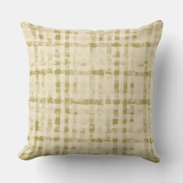 Soft Beigi, Khaki Checkered Pattern,Simple, Modern Kussen