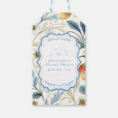 Soft Berry Blush Vrijgezellenfeest Cadeaulabel (Achterkant)