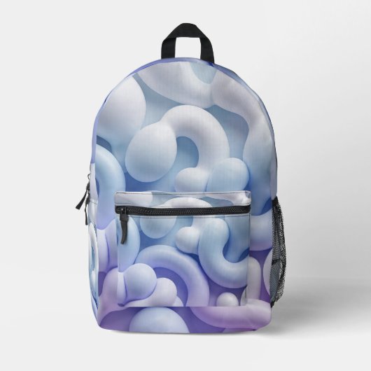 Soft Bio Forms Backpack Bedrukte Rugzak (Voorkant)