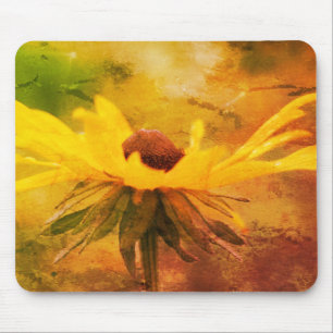Soft Black Eyed Susan Flower Art Muismat