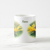 Soft Black Eyed Susan Flower Personalized Koffiemok (Center)