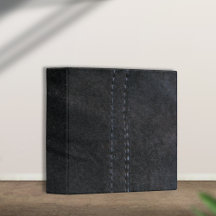 Soft Black Faux Suede Leather
