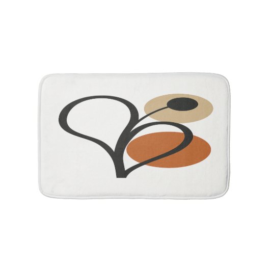 Soft Bloom Contemporary Botanical  Badmat (Voorkant)