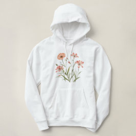Soft Bloom Elegantie Hoodie