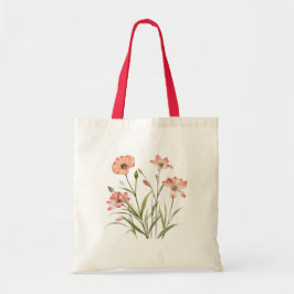 Soft Bloom Elegantie Tote Bag