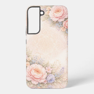 Soft Bloom: Pastel Bloem Mobiele Hoes Designer Samsung Galaxy Hoesje