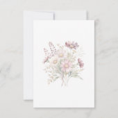 Soft Blooms Spring Floral Thank You Card Bedankkaart (Achterkant)