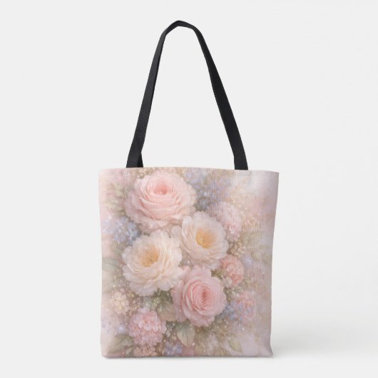 Soft Blossom Dreams  Tote Bag (Achterkant)