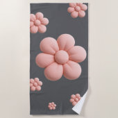 Soft Blossom Een zachte aanraking van Natuur Strandlaken (Voorkant)