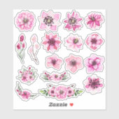 Soft Blossom Floral Collection Sticker (Vel)