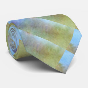 "Soft Blue Blur" Abstract Stropdas voor design