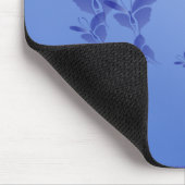 Soft Blue Butterfly Mousepad Muismat (Hoek)