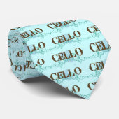 Soft Blue Cello-Stropdas Stropdas (Opgerold)