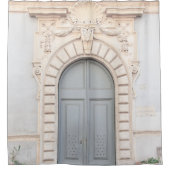 Soft Blue door Trastevere Rome #1 #pastel #wall Douchegordijn (Voorkant)