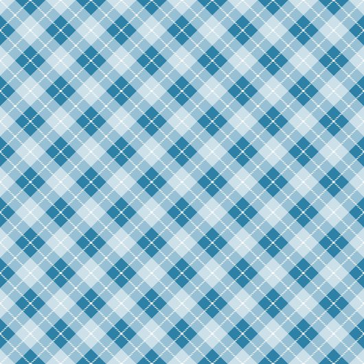 Soft Blue en Navy Plaid Runner voor Tafels Lange Tafelloper