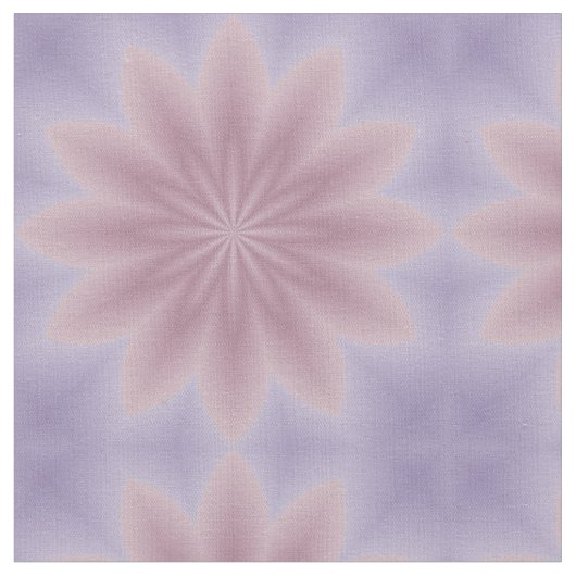 Soft Blue en Pink Pattern Fabric Stof (Close Up)