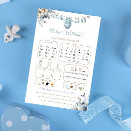 Soft Blue Floral Baby voorspellingen en advies