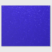 Soft Blue Glitter Print Cadeaupapier (Vlak)