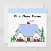 Soft Blue New Home kondiging Aankondiging (Voorkant)